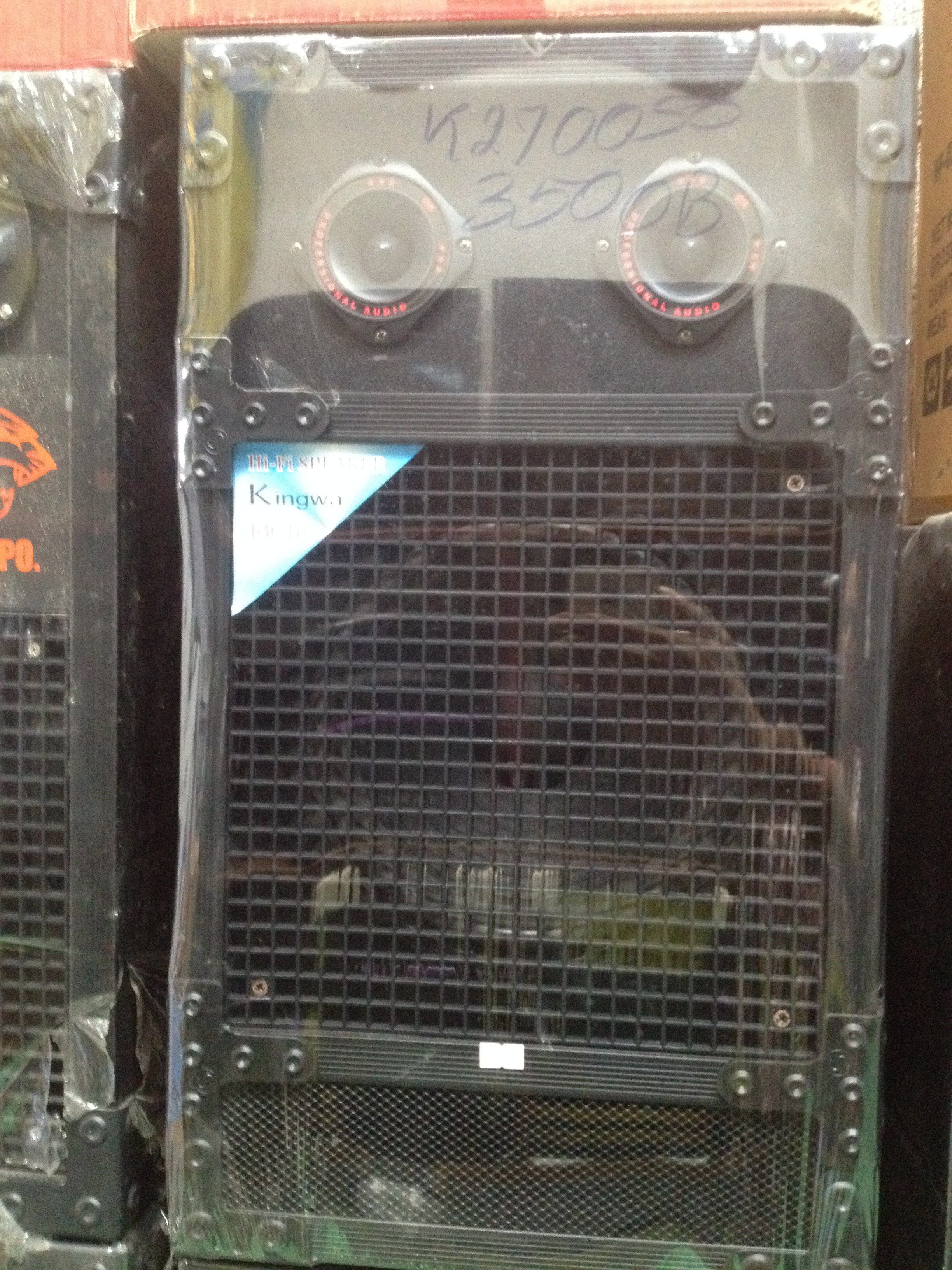 ราคา 1ตู้ ตู้ลำโพง 10 นิ้ว และดอกแหลม KINGWA KW-10 HIFI Speaker MAX Power 4000W ดอกลำโพง 10 นิ้ว ราคา1ตู้ ราคา 1,500 บาท*ส่งฟรี
