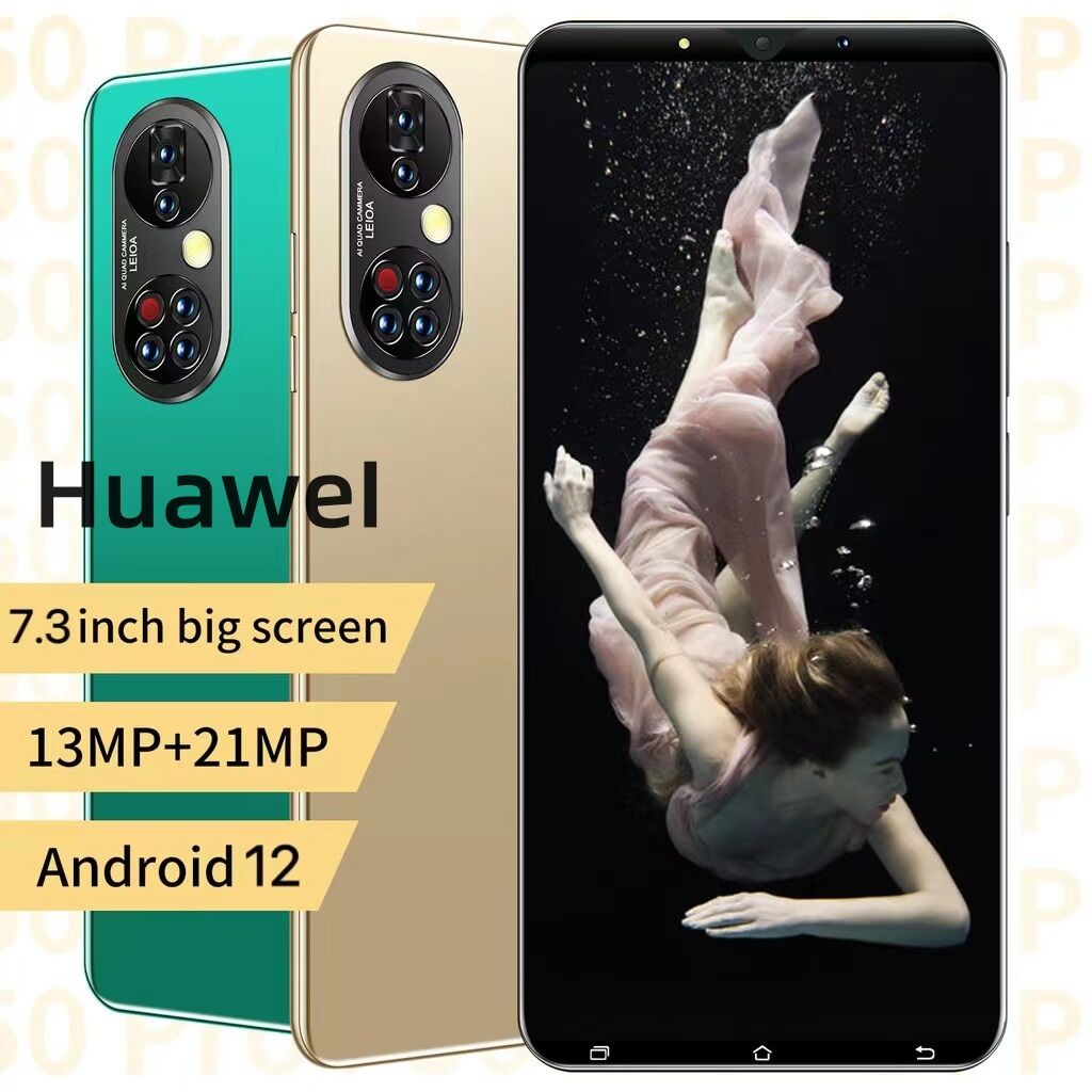 Huawei P50 Pro 5G 7.3 Inch 12GB RAM 512GB Dual SIM 24+58MP Camera WiFi GPS Free Shipping ราคา 699 บาท*ส่งฟรี