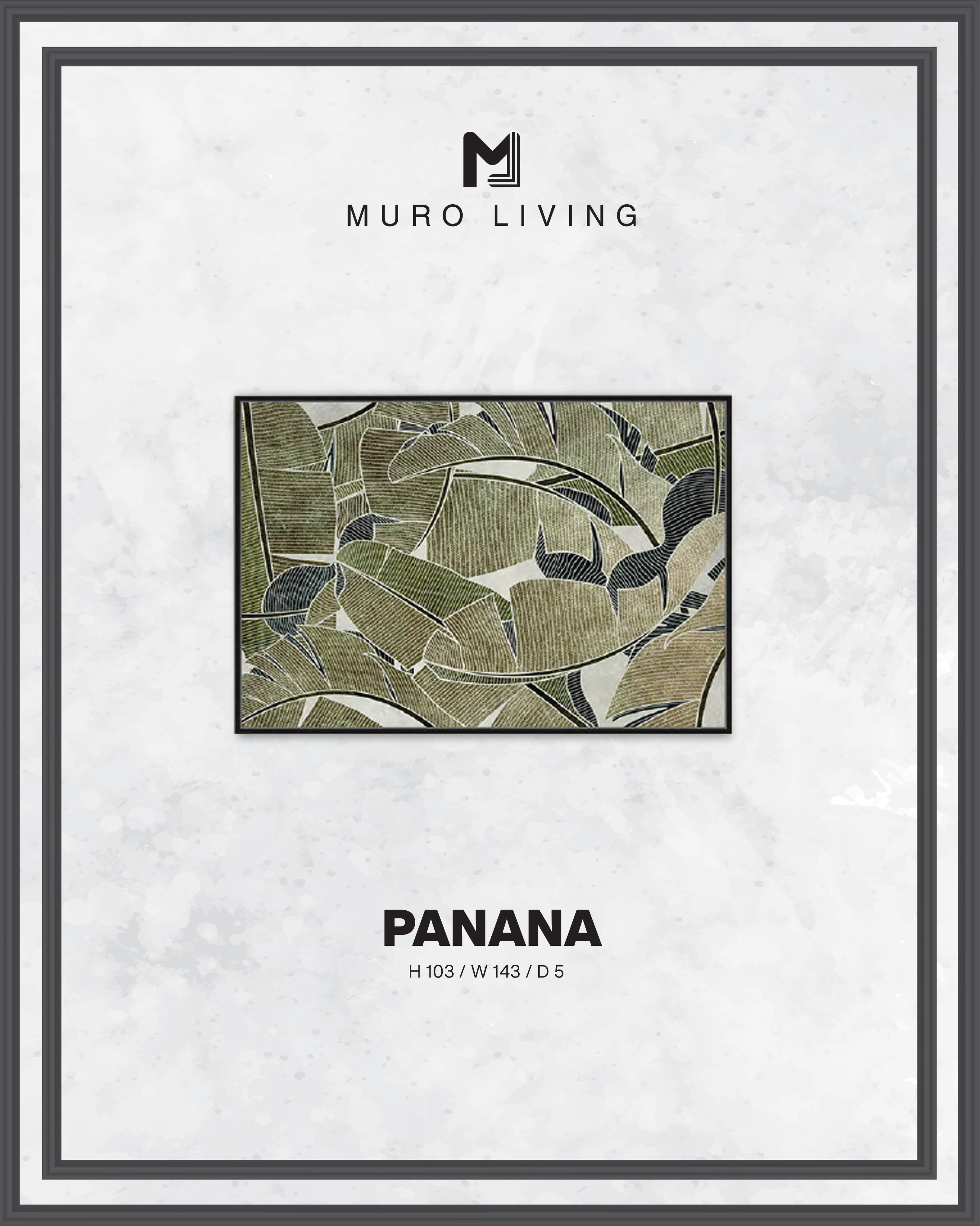 Muro Living photo decoration designer model PANANA ราคา 9,590 บาท*ส่งฟรี