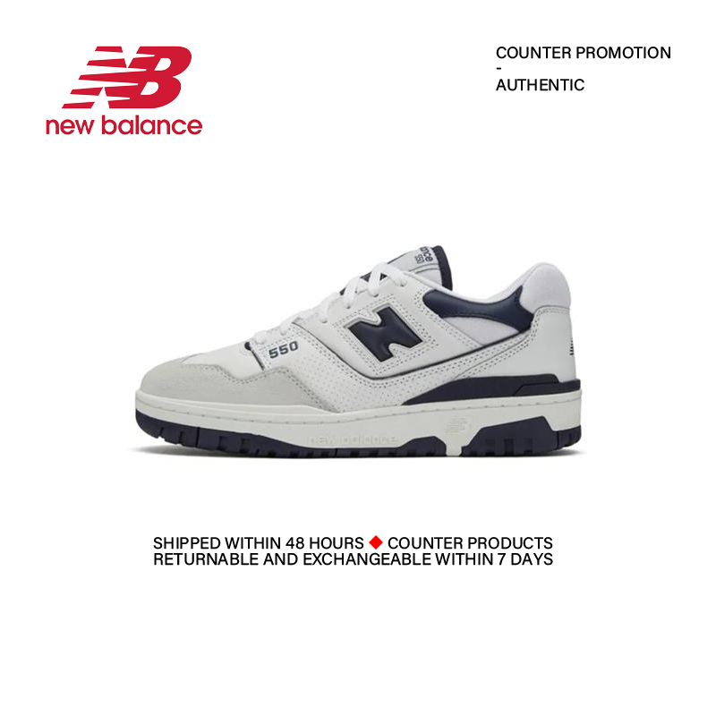 รับประกันของแท้ New Balance NB 550 รองเท้ากีฬา BB550WA1 รับประกัน 1 ปี