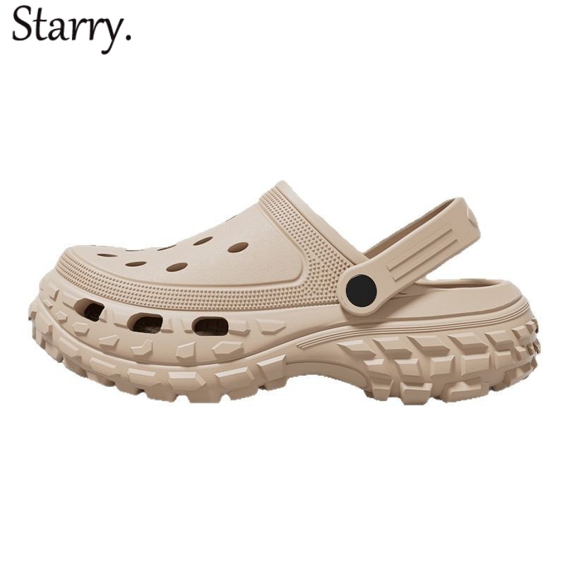 STARRY รองเท้าแตะและรองเท้าชายหาดสำหรับผู้ชาย ที่มีดีไซน์ลายยางกันลื่น ระบายอากาศได้ดีและนุ่ม โดยไม่ทำให้เท้าเจ็บ มีขนาด 40-45 ราคา 400 บาท*ส่งฟรี