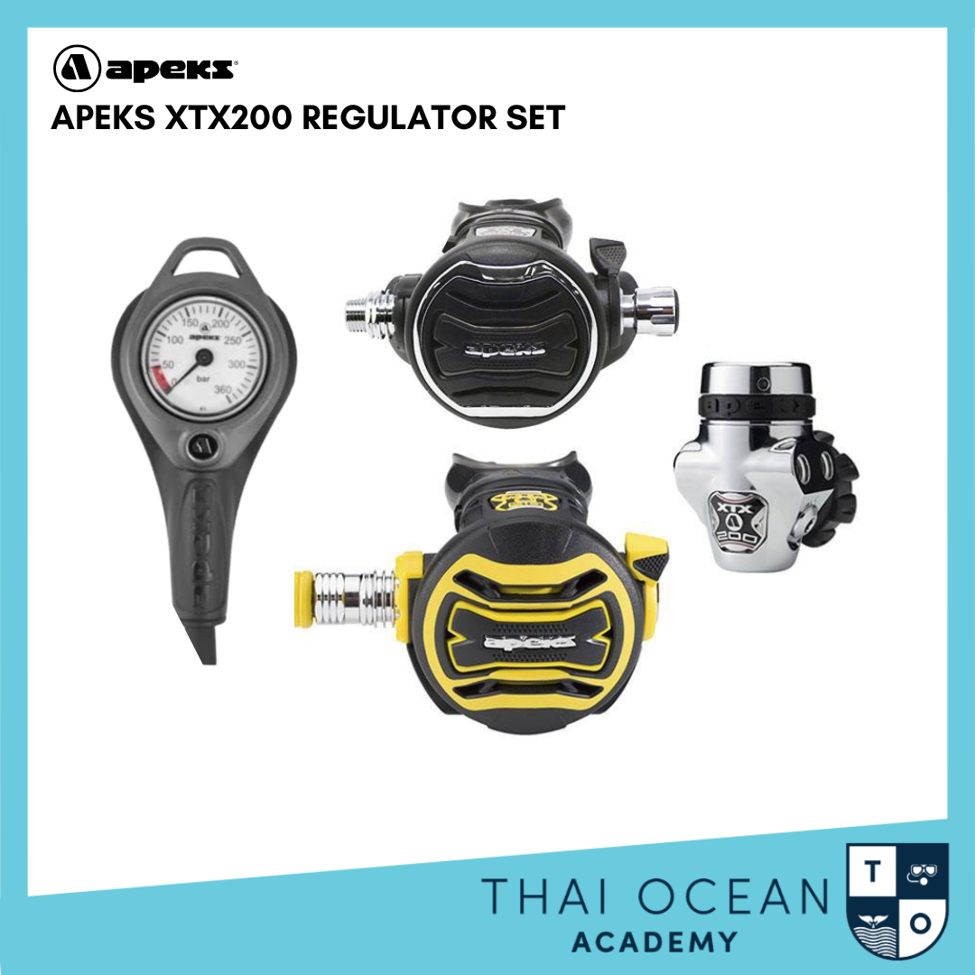 Apeks XTX 200 Regulator Set ชุดเร็คกูเลเตอร์ ราคา 53,800 บาท*ส่งฟรี
