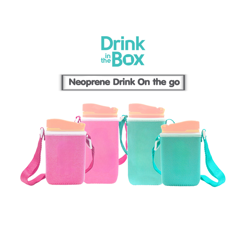 Neoprene Drink on the go กระเป๋าใส่กระติกน้ำ สำหรับ 8 oz.และ12oz. ใส่ขวดน้ำ ใส่ขวดนมแบบพกพา สายปรับระดับได้ ใส่กระติกน้ำหัดดื่ม ราคา 80 บาท*ส่งฟรี