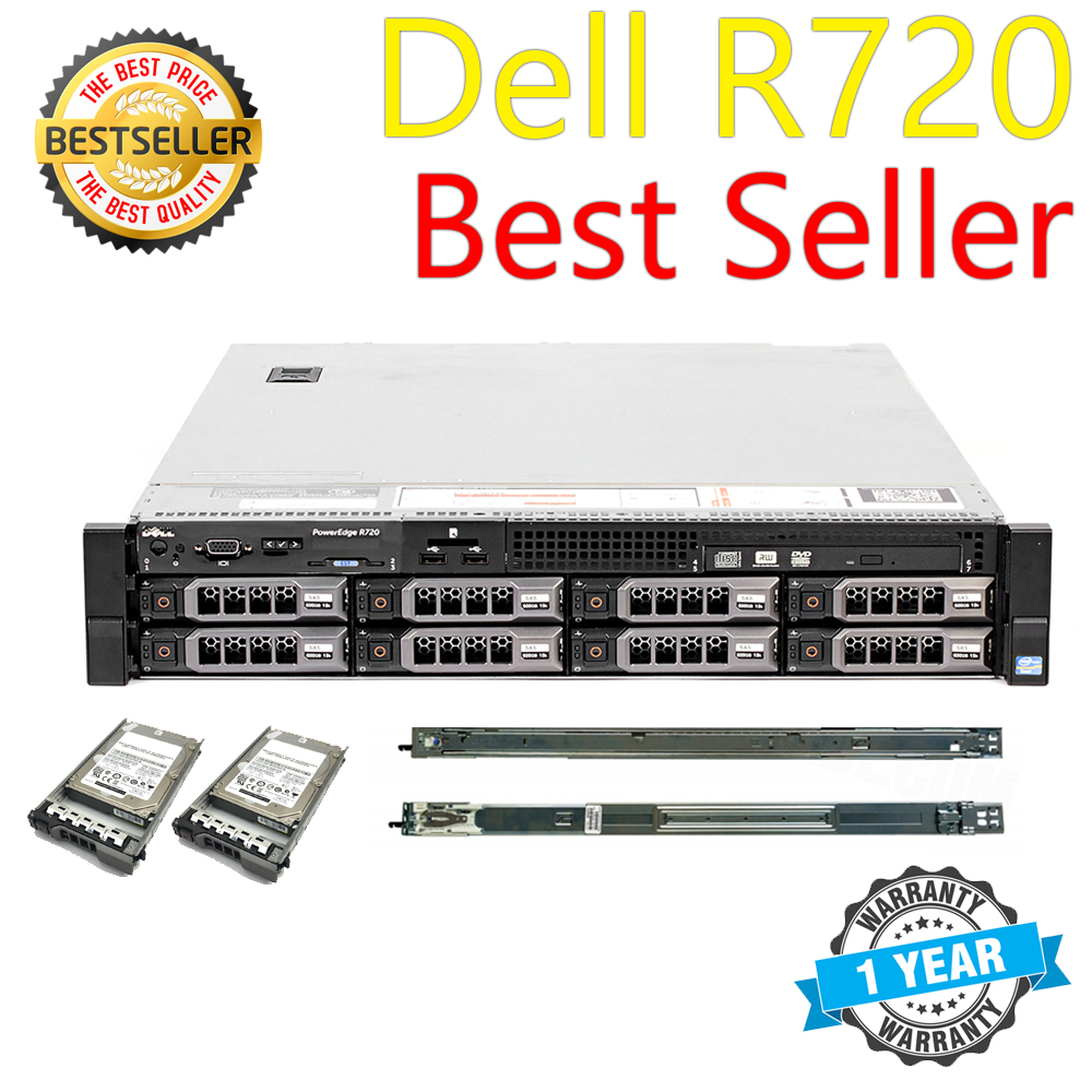 ขาย Server Dell R720 CPU E5-2670*2 HDD SAS 3TBx2 RAM 64GB RAID H710 PSU Dual Power*2 รับประกัน 1 ปีเต็ม !!! ราคา 41,900 บาท*ส่งฟรี
