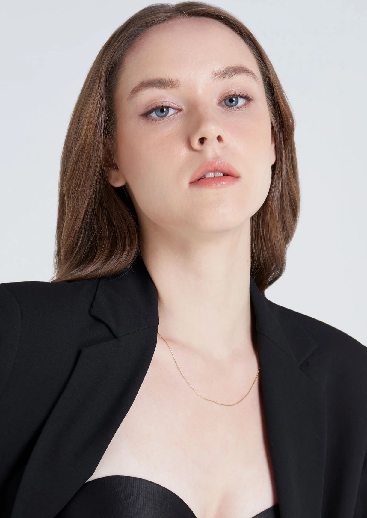 Nathalias N 14K Genuine Gold Snake Necklace, Round Shape (0.70 mm) Yellow Gold Round Snake Chain 48935 ราคา 19,900 บาท*ส่งฟรี