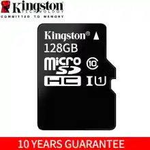 ภาพขนาดย่อของสินค้ากล้องติดรถยนต์ Mem เมมโมรี่การ์ด (ของแท้) Kingston 128GB 64GB 32GB Kingston Memory Card Micro SD SDHC Class 10 คิงส์ตัน เมมโมรี่การ์ด