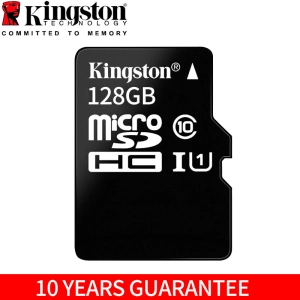 สินค้า กล้องติดรถยนต์ Mem เมมโมรี่การ์ด (ของแท้) Kingston 128GB 64GB 32GB Kingston Memory Card Micro SD SDHC Class 10 คิงส์ตัน เมมโมรี่การ์ด