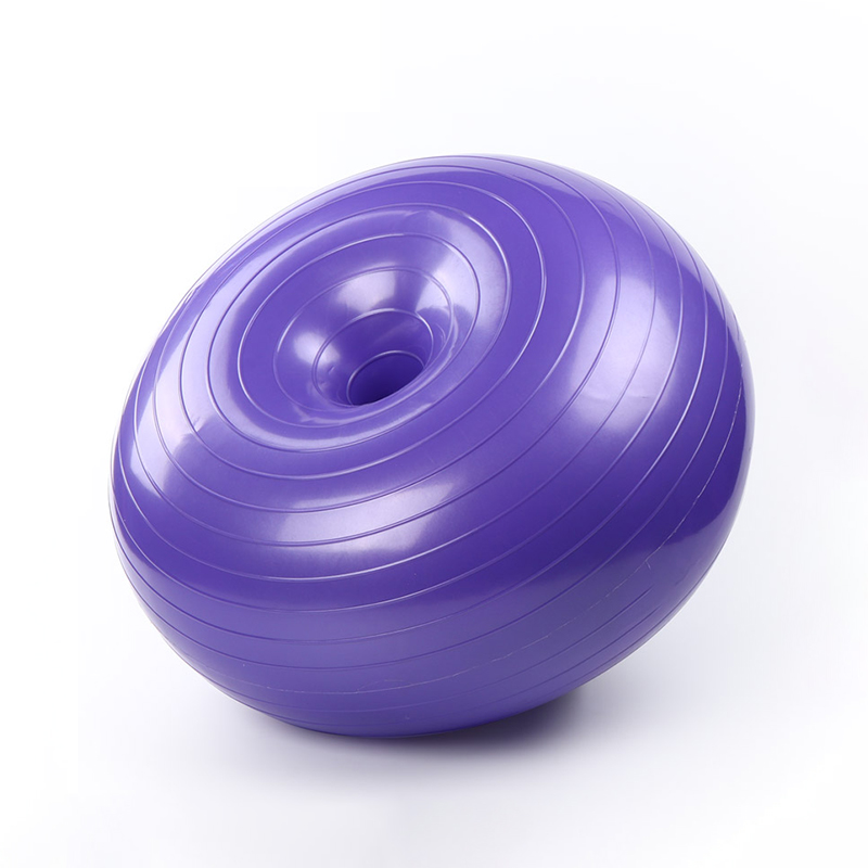 Daily Yoga   Donut Ball ออกกำลังกาย สำหรับโยคะพิลาทิสการฝึกสมดุลร่างกาย ขนาด 50CM แถมสูบ