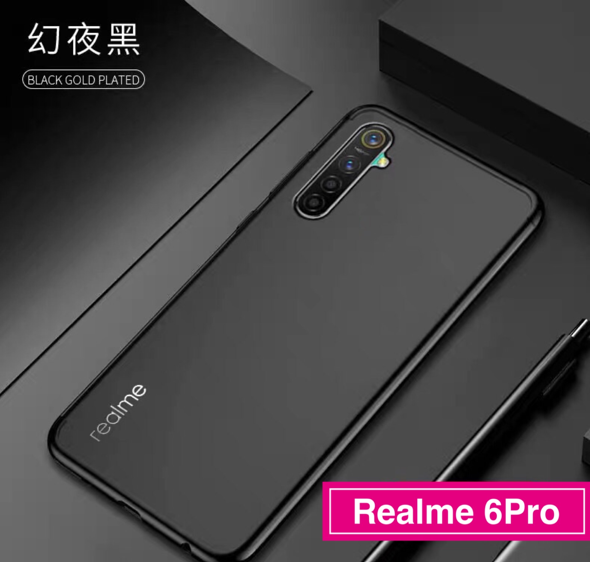 [ส่งจากไทย] Case Realme 6Pro เคสเรียวมี6Pro เคสนิ่ม TPU CASE เคสขอบสีหลังใส เคสกันกระแทก เคสซีลีโคน เคส Realme 6pro สินค้าใหม่
