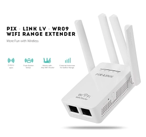 ภาพหน้าปกสินค้าWifi repeater PIXLINK PIXLINK LV-WR09 300M bps Wireless WiFi Router ช่วงสัญญาณ Extender 4 ภายนอกเสาอากาศ ที่เกี่ยวข้อง