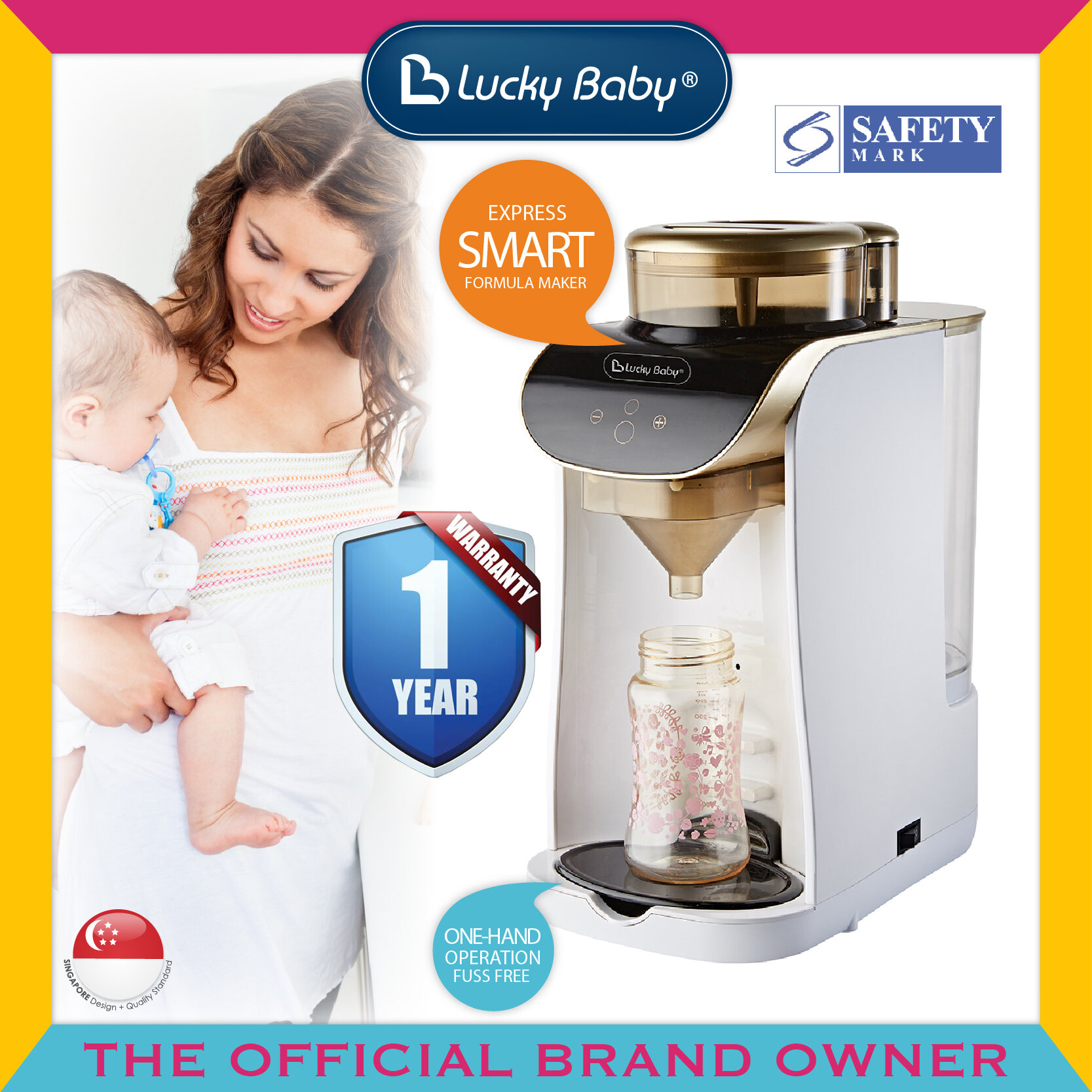 Brand subsidy [FREE GIFT] Baby Xpresso Milk Smart Baby Formula Maker ราคา  3,207 บาท*ส่งฟรี