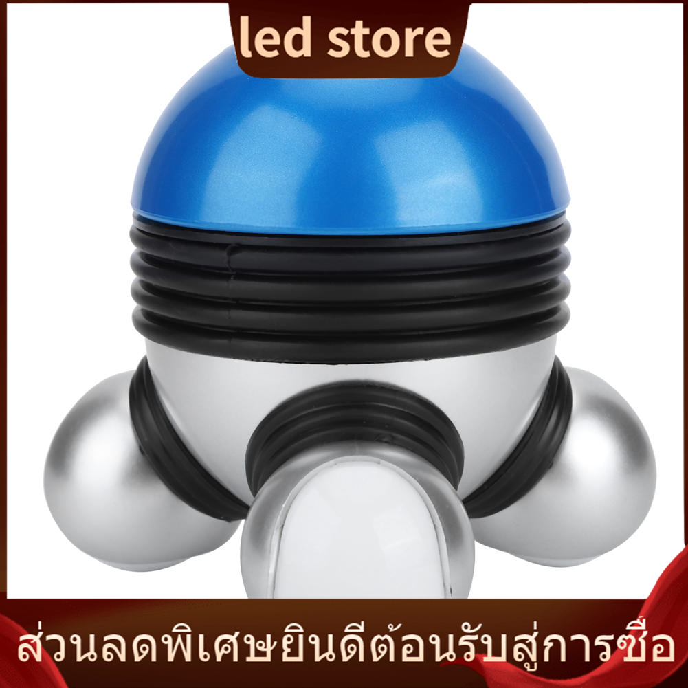 เครื่องนวดตัวสั่นแบบมือถือแบบพกพาขนาดเล็กพร้อมไฟ LED สำหรับหัวคอขาบรรเทาอาการปวดสำหรับโฮมออฟฟิศและของขวัญเดินทางสำหรับพ่อแม่และผู้สูงอายุ