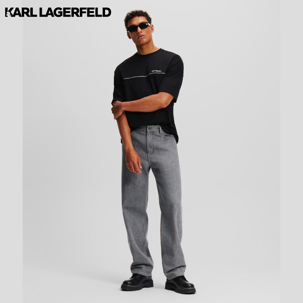 KARL LAGERFELD - RUE ST-GUILLAUME WASHED DENIM JEANS กางเกงขายาว ราคา 10,500 บาท*ส่งฟรี