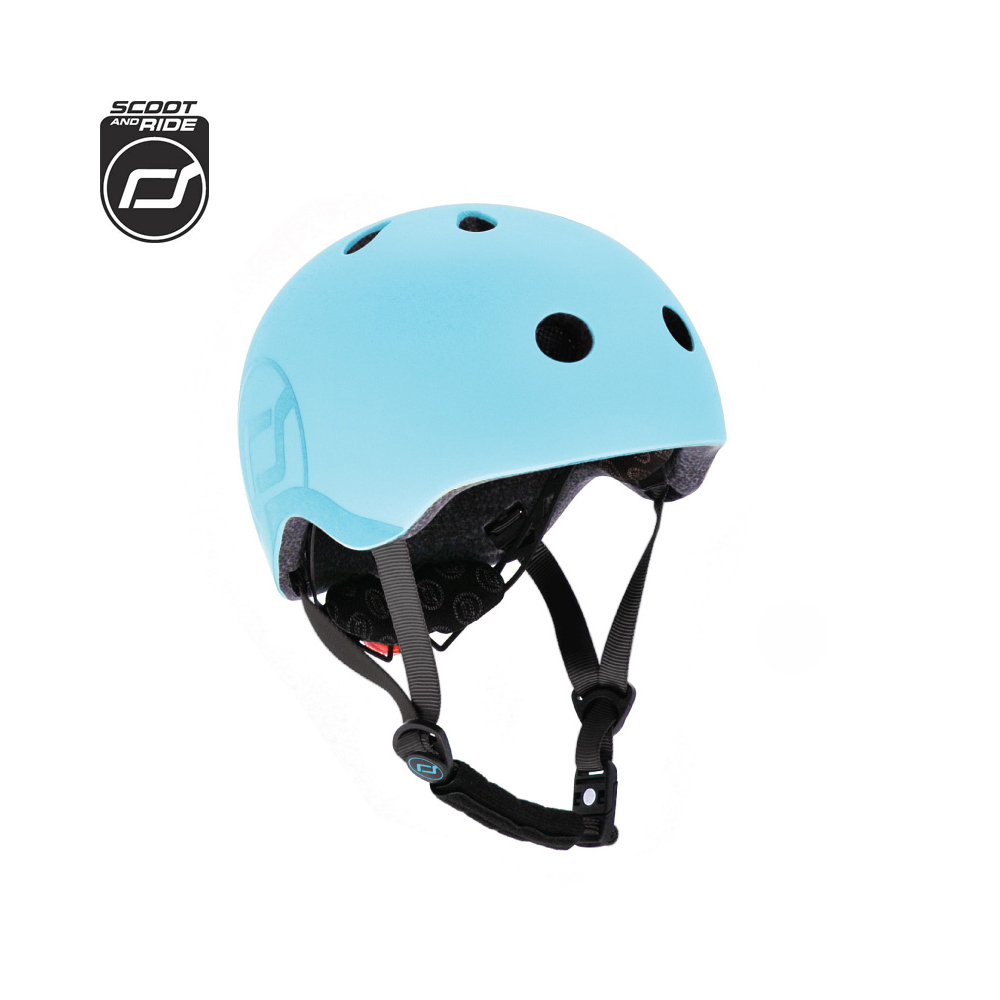 Scoot and Ride Helmet S-M หมวกกันน็อคสกู๊ตเตอร์สำหรับเด็ก ไซส์ S-M ขนาด 51-56 ซม. มีไฟ LED ปรับได้ 3 ระดับ By Mac Modern ราคา 2,495 บาท*ส่งฟรี