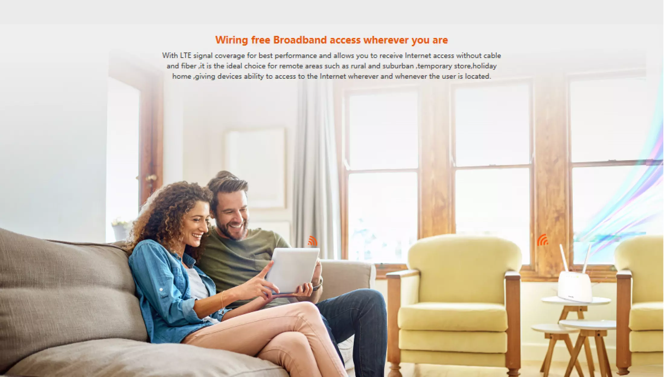 เกี่ยวกับ Tenda 4G06 LTE WiFi Routerเร้าเตอร์ใส่ซิมเชื่อมต่อได้ 2 รูปแบบ"เชื่อมต่อสาย LAN เพื่อใช้งานร่วมกับ broadband internet ฟรี ซิมเทพ 20Mbps*
