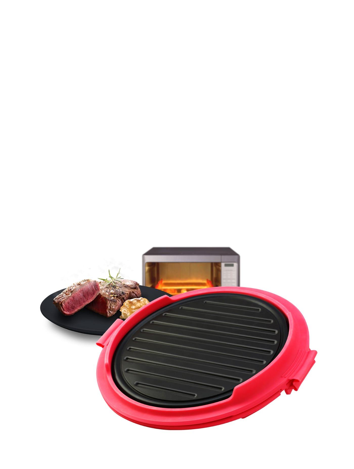 PALLY Cook Easy Microwave Grill Pan Red electric grill pans