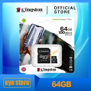ภาพหน้าปกสินค้าKingston Canvas Select Plus MicroSD Card 64GB Class10 ของแท้ประกันศุนย์ ซึ่งคุณอาจชอบสินค้านี้