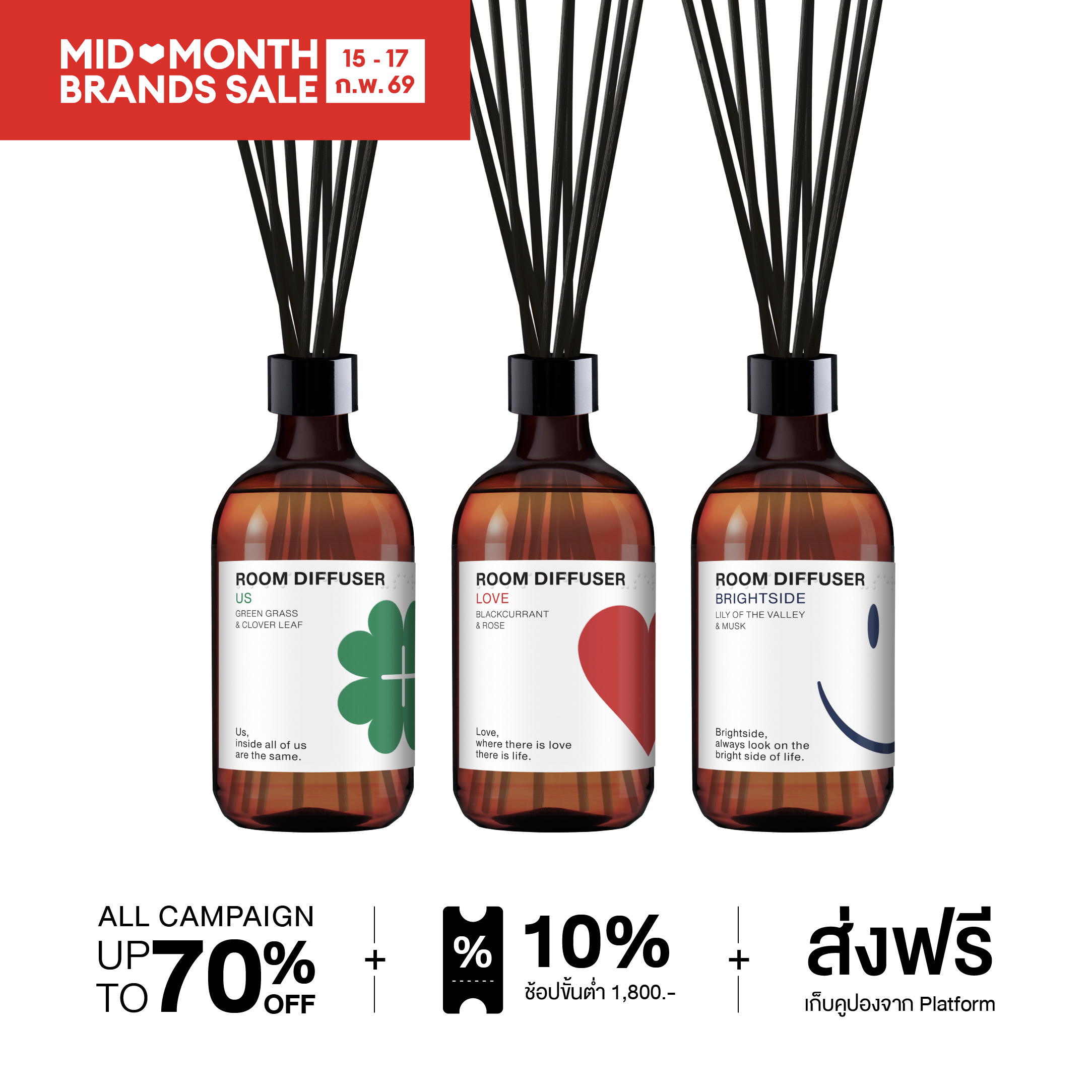 EVERYDAY & FRIENDS | DNA Room Diffuser 500 ml (Everyday Kmkm) | ก้านไม้หอมกระจายกลิ่น บ้านหอม ปรับอากาศ ผ่อนคลาย ของขวัญ ราคา 1,350 บาท*ส่งฟรี