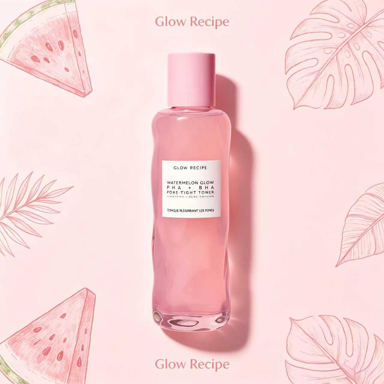 【Genuine Imported Product】Glow Recipe Skin Care Toner Size 150ml Watermelon Formula Combined with Nourishing Substances Pha Bha Helps Care for Large Pores. Reduce Excess Oil, Restore the Skin to Be Smooth and Radiant. Absorbs Quickly into the Skin. Gentle ราคา 496 บาท*ส่งฟรี