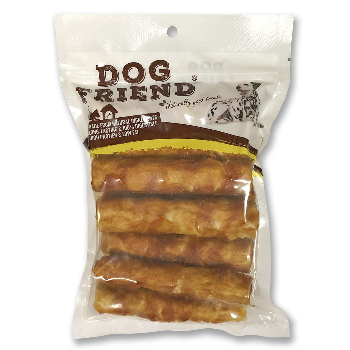 Dog Friend - Giant crunchy roll wrapped with chicken meat 400g x 1 pack ราคา 249 บาท*ส่งฟรี