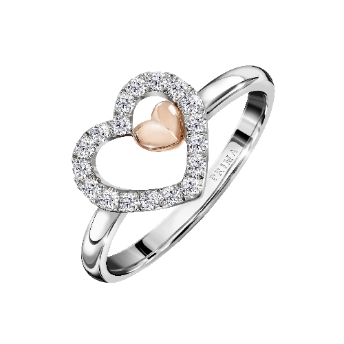 Prima Diamond Ring Mini Heart Collection 105R4331-02 ราคา 63,000 บาท*ส่งฟรี