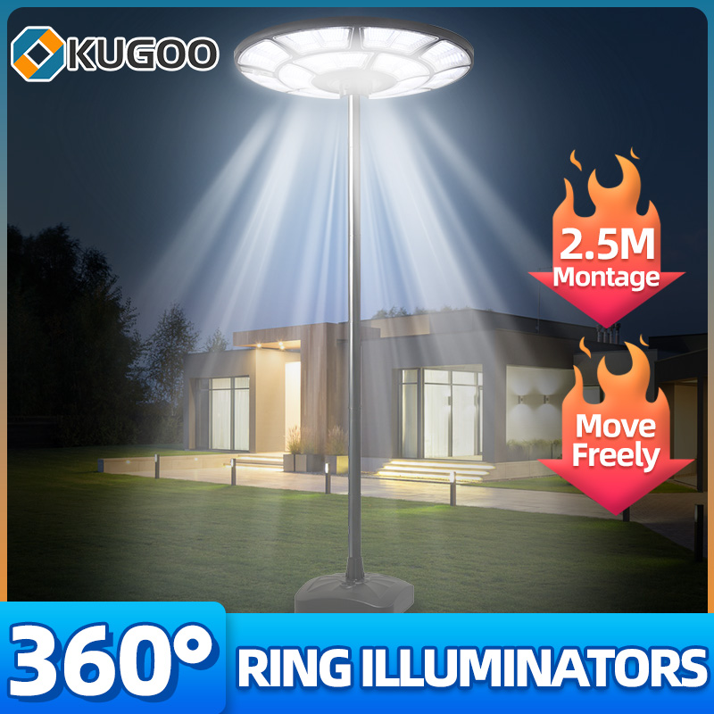 Kugoo【30-Year Warranty】Ufo Solar Cell Light, Ufo Street Light, Solar Light, Spherical Shape, 90000W Led, Solar Energy, Ip67, Waterproof and Lightning Protection. ราคา 1,999 บาท*ส่งฟรี