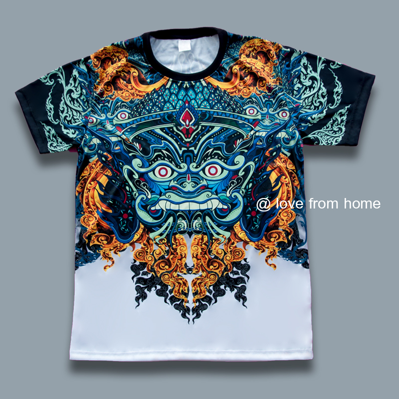 เสื้อยืดลายยักษ์ ( #ส่งฟรี #เก็บเงินปลายทางได้ ) S M L XL 2XL เสื้อสงกรานต์ เสื้อยืดคอกลม เสื้อยืดราคาถูก เสื้องานบวช เสื้อยืดผู้ชาย เสื้อยืดผู้หญิง เสื้อพิมพ์ลาย เสื้อยืดสกรีน เสื้อยืดพื้นขาว