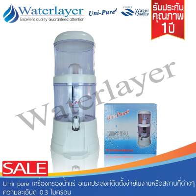 Uni-Pure เครื่องกรองน้ำแร่อเนกประสงค์ ขนาด 23 ลิตร ความละเอียด0.3 ไมครอน
ติดตั้งง่าย กรองออกมาเป็นน้ำแร่ สะอาด ปลอดภัย เหมาะกับเอาไปตั้งในสำนักงาน
ห้องพักหรือสถานที่ต่างๆ รับประกัน 1ปี