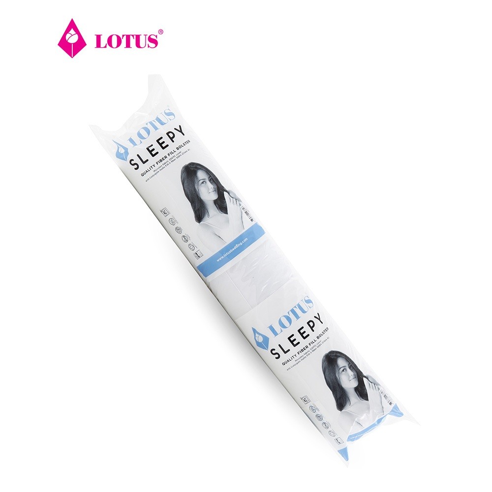 LOTUS หมอนข้างเพื่อสุขภาพ รุ่น Sleepy ป้องกันไรฝุ่น ใยสังเคราะห์ ราคา 225 บาท*ส่งฟรี