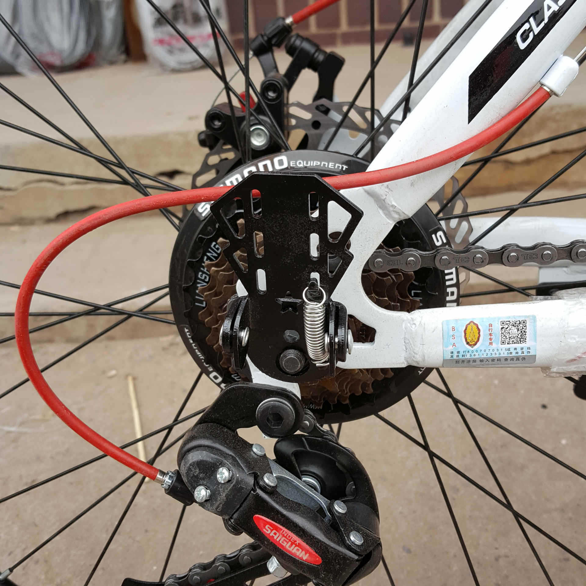 รูปภาพเพิ่มเติมเกี่ยวกับ แป้นเหยียบจักรยานแป้นเหยียบ2 pcs Mountain Terrain จักรยานเหล็กแป้นเหยียบด้านหลัง Bike Foot Pedal ที่วางเท้า 90x60 มม.