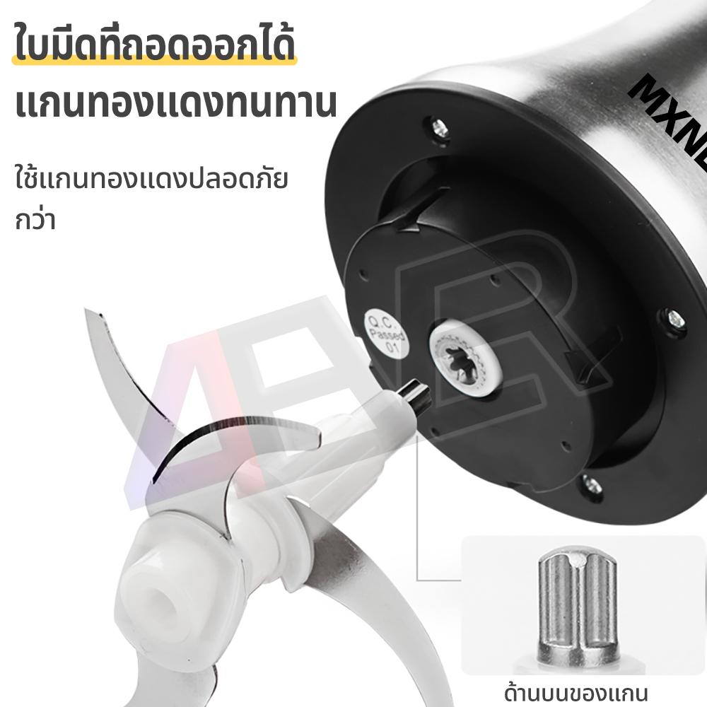 ข้อมูลเพิ่มเติมของ SKG/menxn เครื่องบด-สับ รุ่น SK-6617/M-1687/M-1688 ไฟฟ้า เครื่องบดสับ เครื่องปั่น ผสมอาหาร เครื่องบดสับอเนกประสงค์ ของแท้