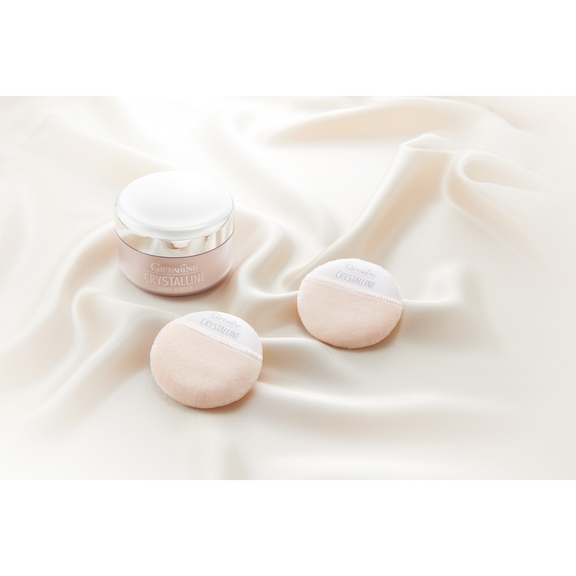 กิฟฟารีน คริสตัลลีน พัฟฟ์แป้งฝุ่น (ขนาดใหญ่) ราคา 20 บาท*ส่งฟรี