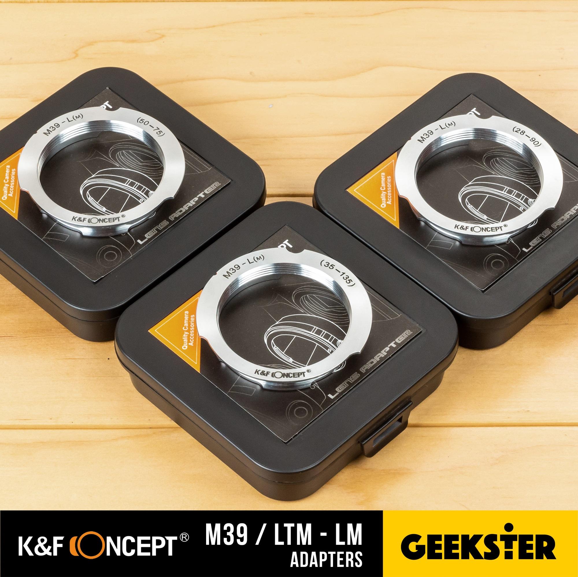K&F M39-LM / LTM-LM Adapter แปลงเลนส์ Leica เมาท์ M39 / LTM / L39 เพื่อเอามาใส่กล้อง Leica M ( Lens mount adapter Mount M39 For LM ) ( เมาท์แปลง อแดปเตอร์ ) ( M39-LM / LTM-LM / L39-LM ) ( Geekster )