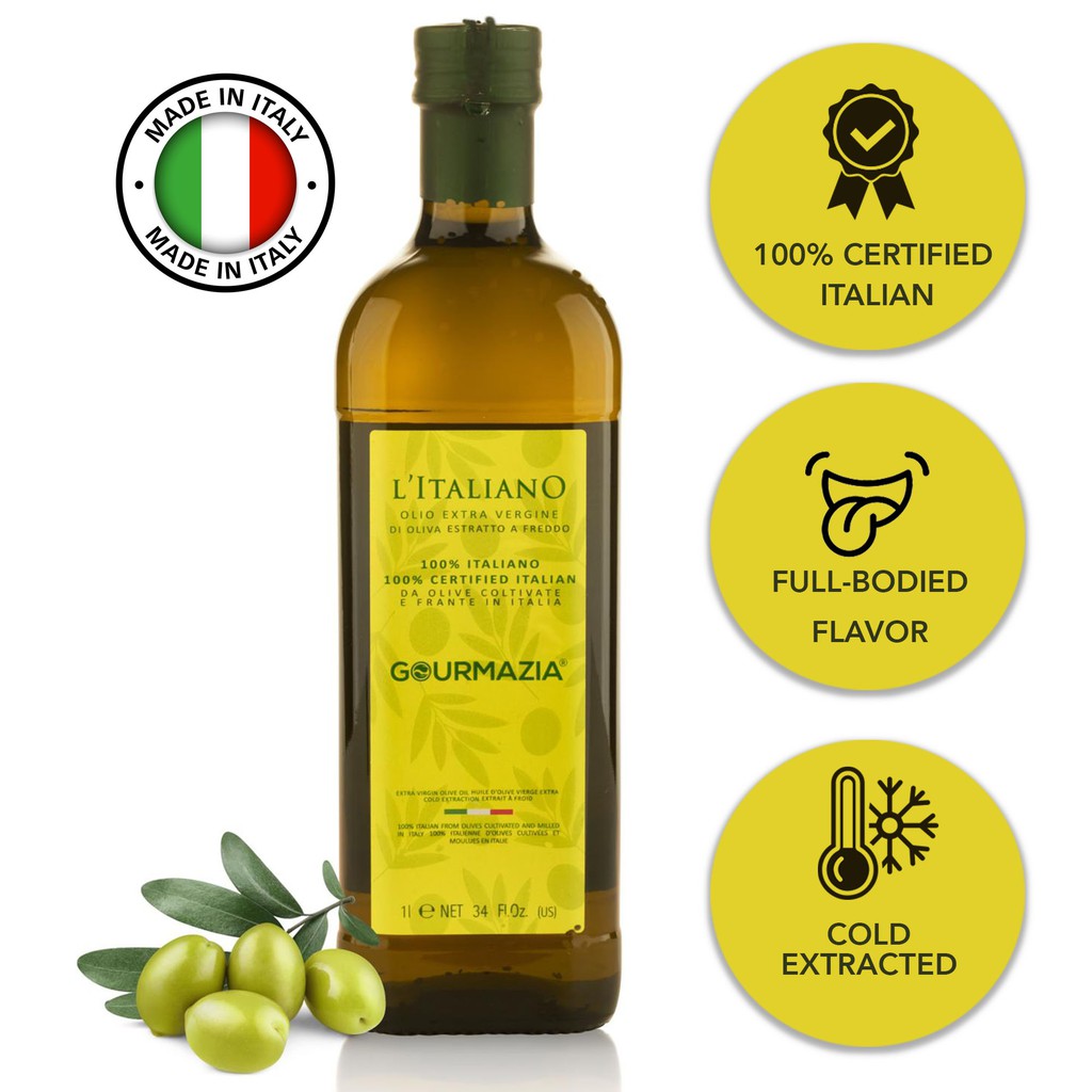 Premium 💎 Extra Virgin Olive Oil Organic, Edible Olive Oil, Italy 100% Certified Italian 1L Premium 💎 ราคา 1,444 บาท*ส่งฟรี