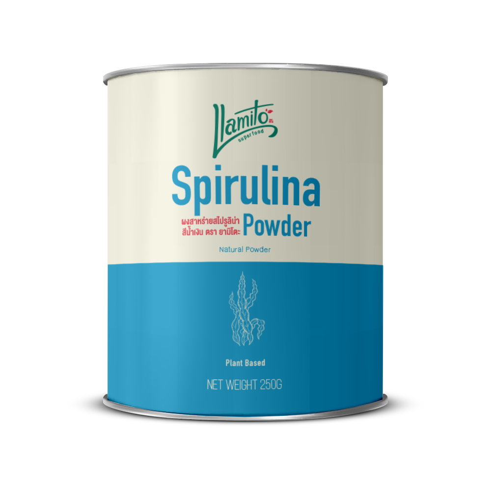 สีน้ำเงิน Llamito ผงสาหร่ายสไปรูลิน่า สีน้ำเงิน (Blue Spirulina Powder) ขนาด 250g ราคา 490 บาท*ส่งฟรี