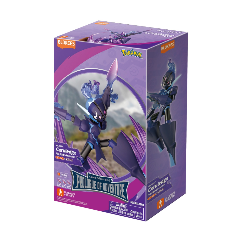 (Authentic) Blokees Figures - Pokemon 74103 - Pokemon Classic Edition L - Ceruledge ราคา 649 บาท*ส่งฟรี