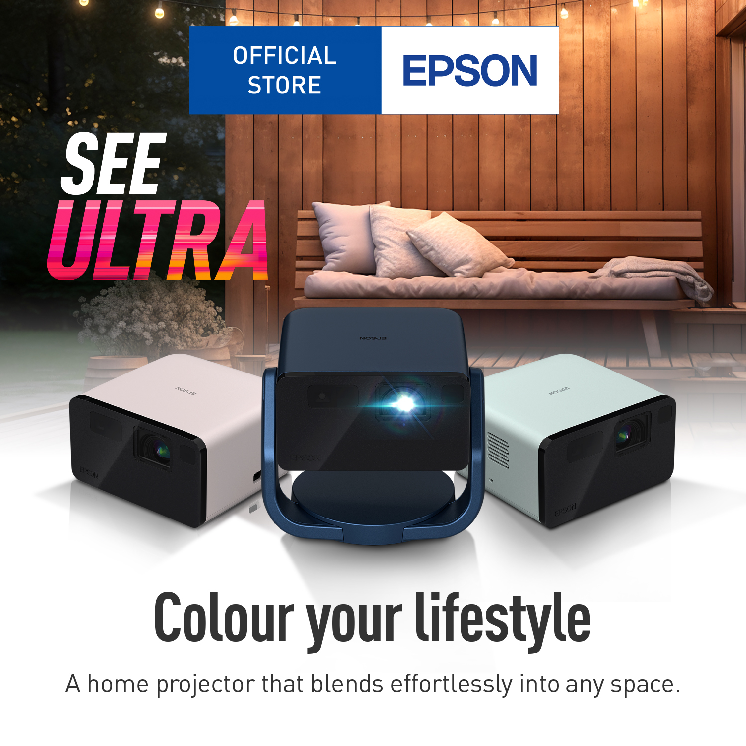 Epson Epiqvision Mini Ef-21/22 Smart Lifestyle Home Projector (Free Extended Warranty 2+1 Years) ราคา 35,190 บาท*ส่งฟรี