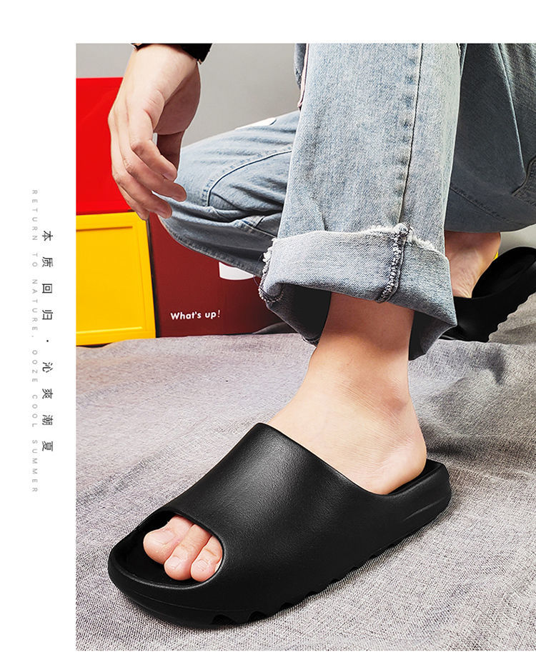 มุมมองเพิ่มเติมเกี่ยวกับ Ranger Store  2021 รุ่นใหม่ของเกาหลี flip flops สำหรับผู้ชายและผู้หญิงคู่หนา soled รองเท้ารองเท้าแตะรองเท้าแตะกลางแจ้งมะพร้าวชายหาด