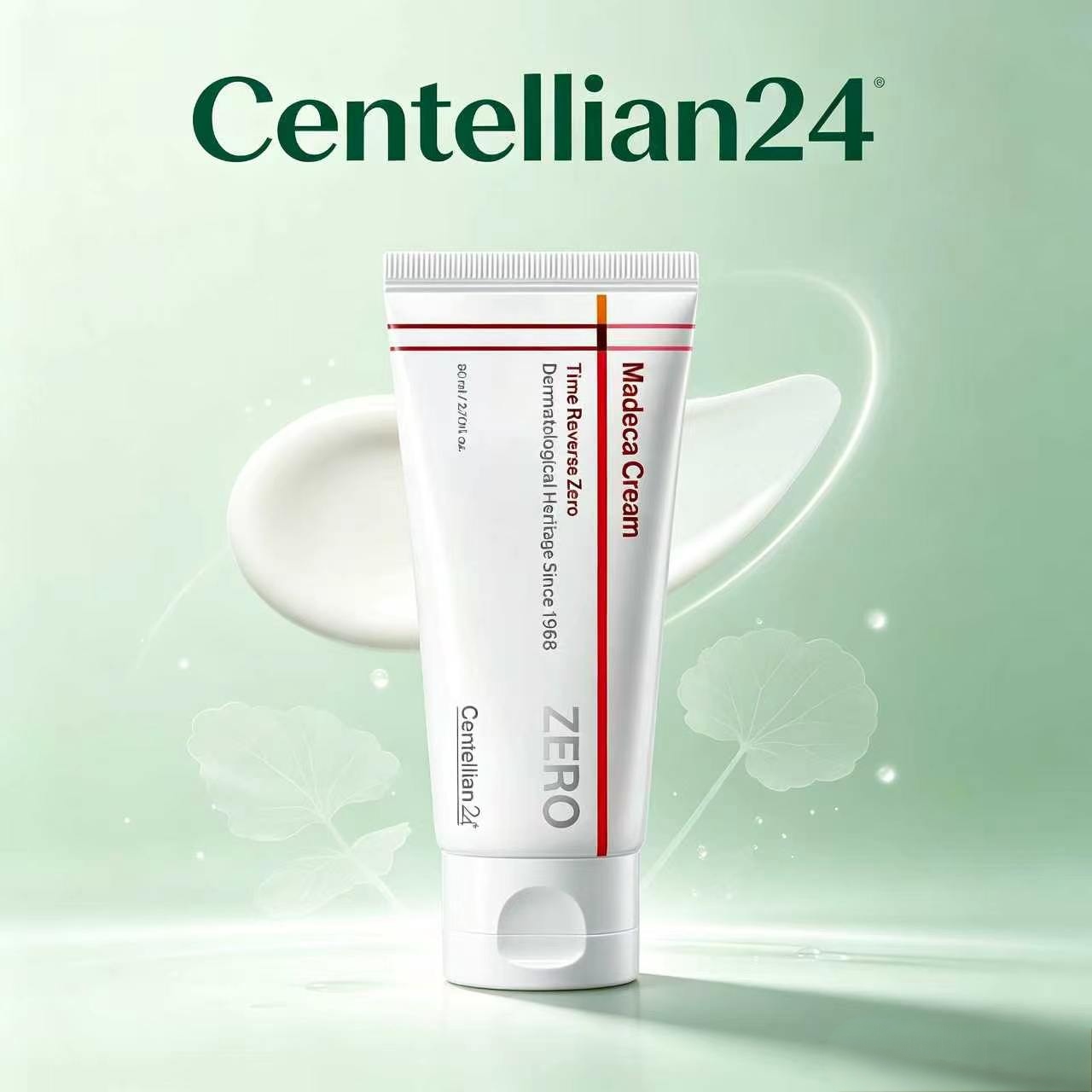 Centellian24 Madeca Time Reversal Zero Cream (80 Ml.) Contains Teca Patented Centella Asiatica Leaf Extract and a Gentle Retinol Formula. Suitable for Oily Skin, Acne-Prone Skin, and Sensitive Skin. ราคา 519 บาท*ส่งฟรี