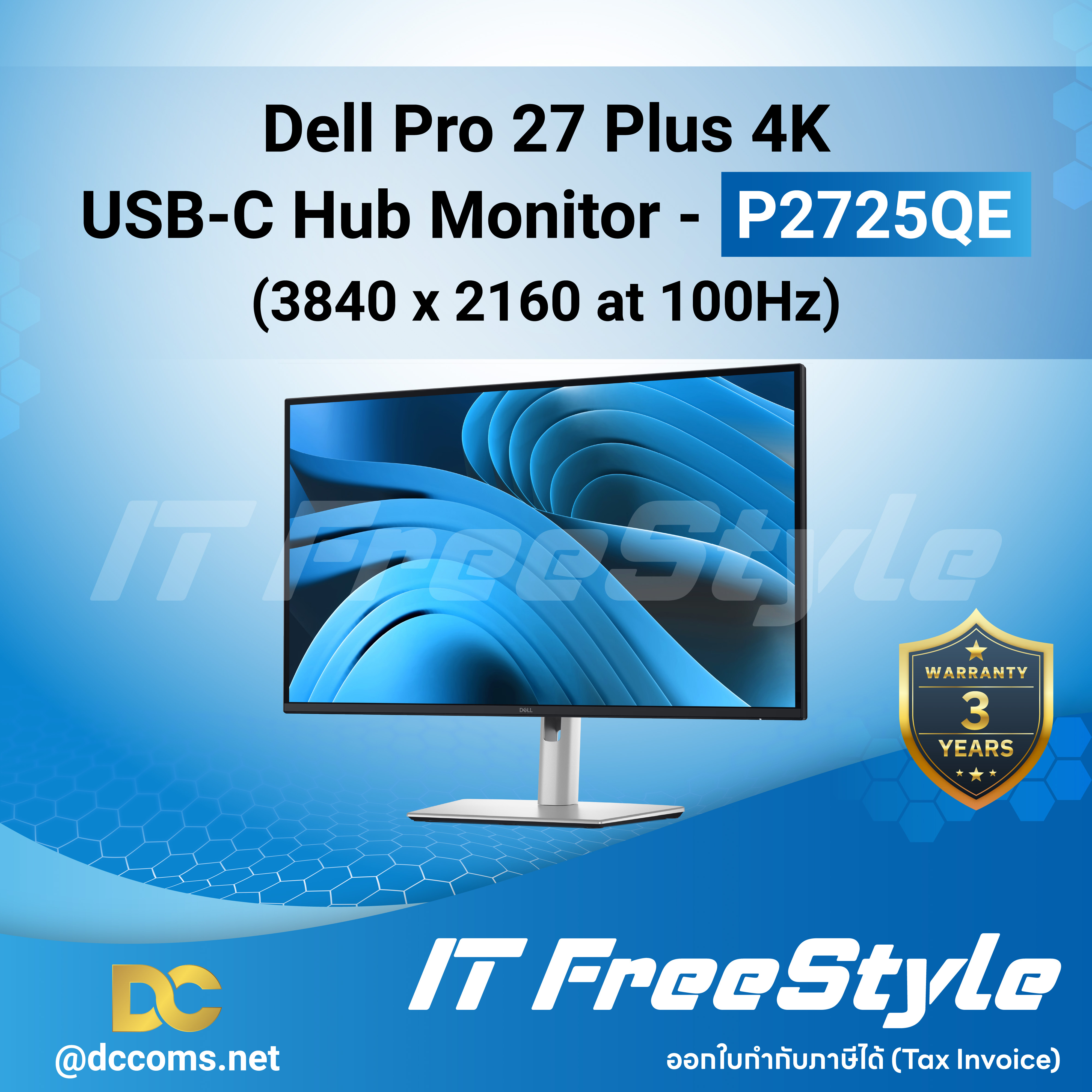 Dell Pro 27″ Plus 4K USB‑C Hub Monitor – P2725QE