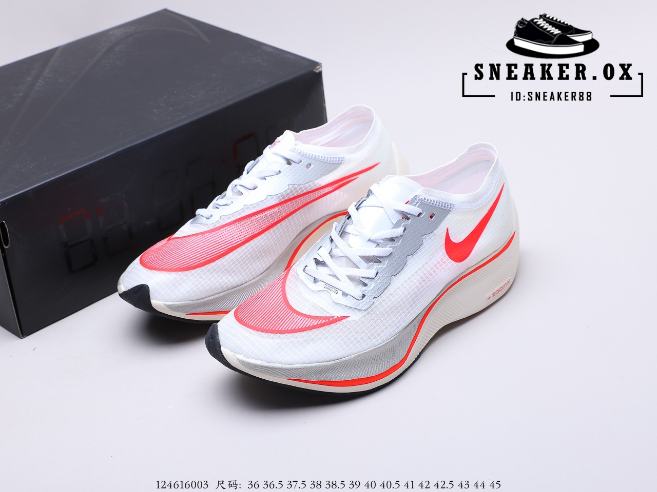 【Sneaker.OX】 รองเท้าวิ่งNike Zoom X Vaporfly Next% (Full Box) รองเท้ากีฬา รองเท้าออกกำลังกาย รองเท้ามาราธอน ตรงปก100%