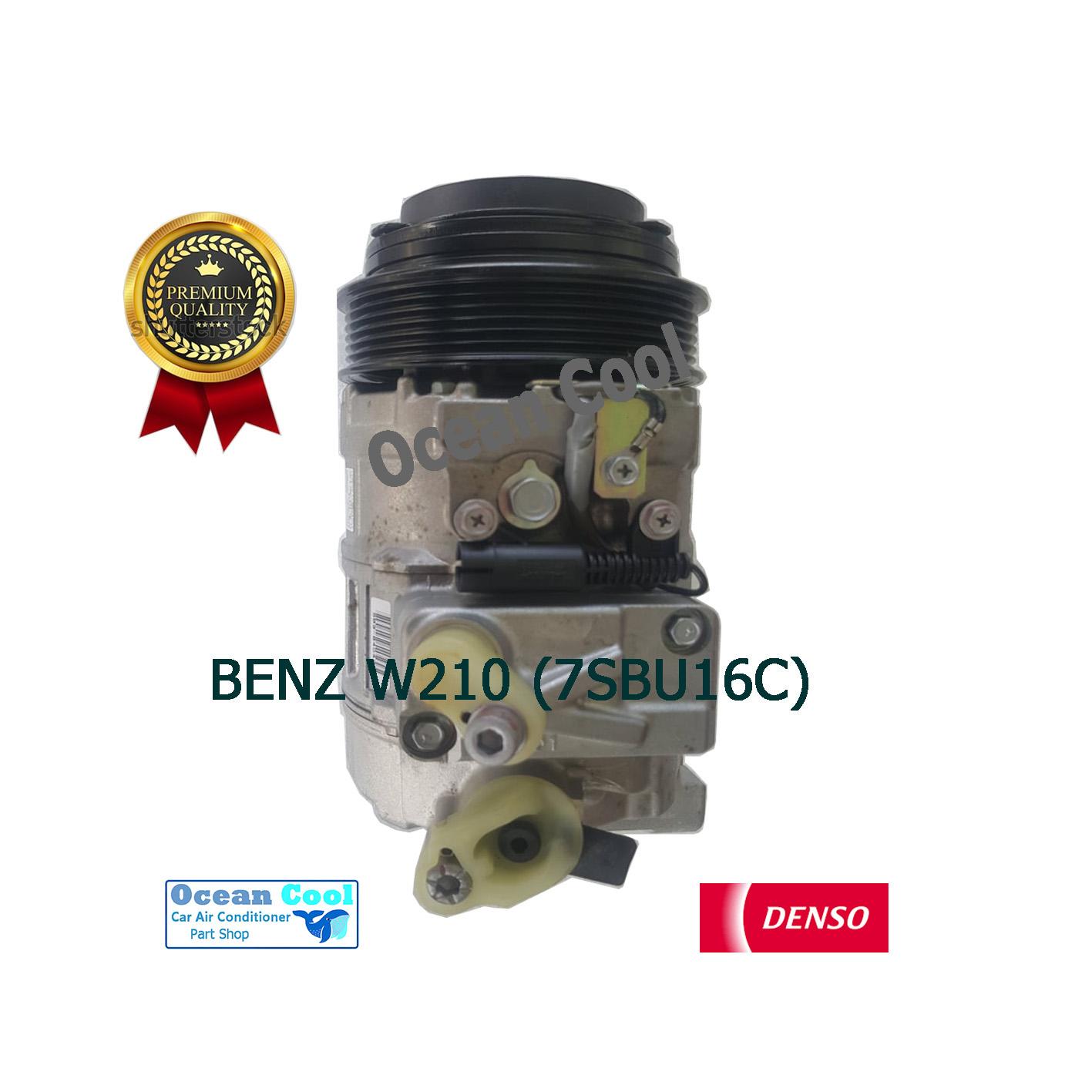 Compressor Benz W210, W202, Sprinter, Vito W 638 (7Sbu16C) Denso Genuine Compressor 447220-8086 Car Air Conditioner Ocean Cool ราคา 14,000 บาท*ส่งฟรี