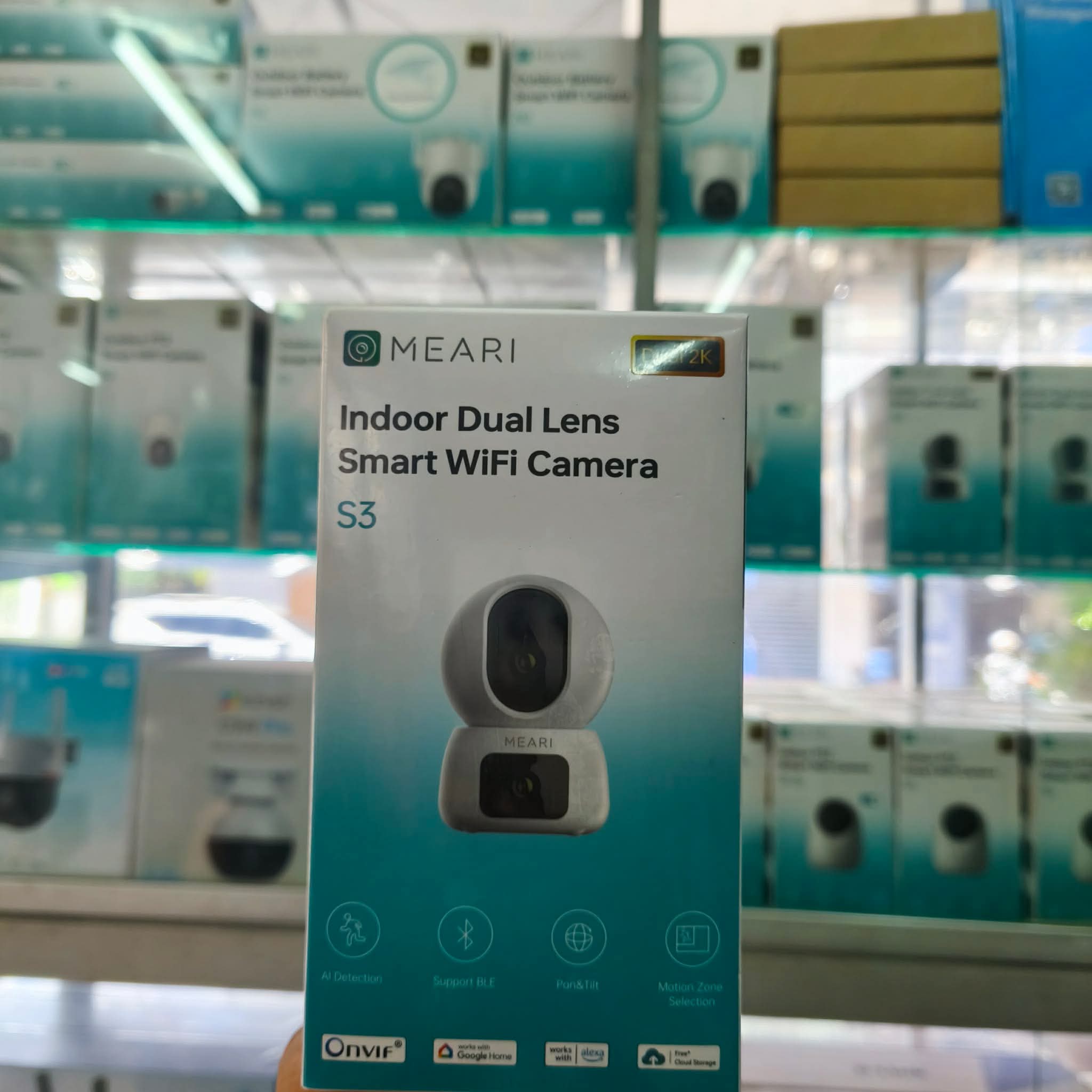 (2 Year Warranty) Meari S3 2K Indoor Dual Lens Smart Wifi Camera Free Cloud Wireless Cctv Camera Hitechconnect ราคา 1,269 บาท*ส่งฟรี