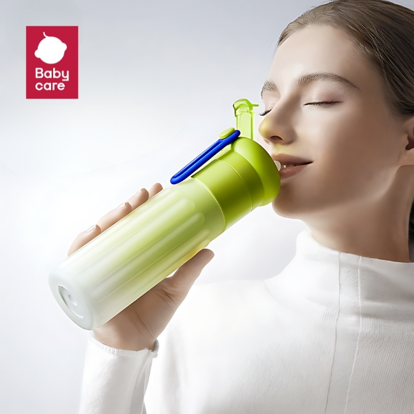 Babycare กระบอกน้ำสแตนเลส 300 ml กระบอกน้ำเก็บล็อคอุณหภูมิ9ชั้น แบบพกพาสไตล์มินิมอล ราคา 890 บาท*ส่งฟรี