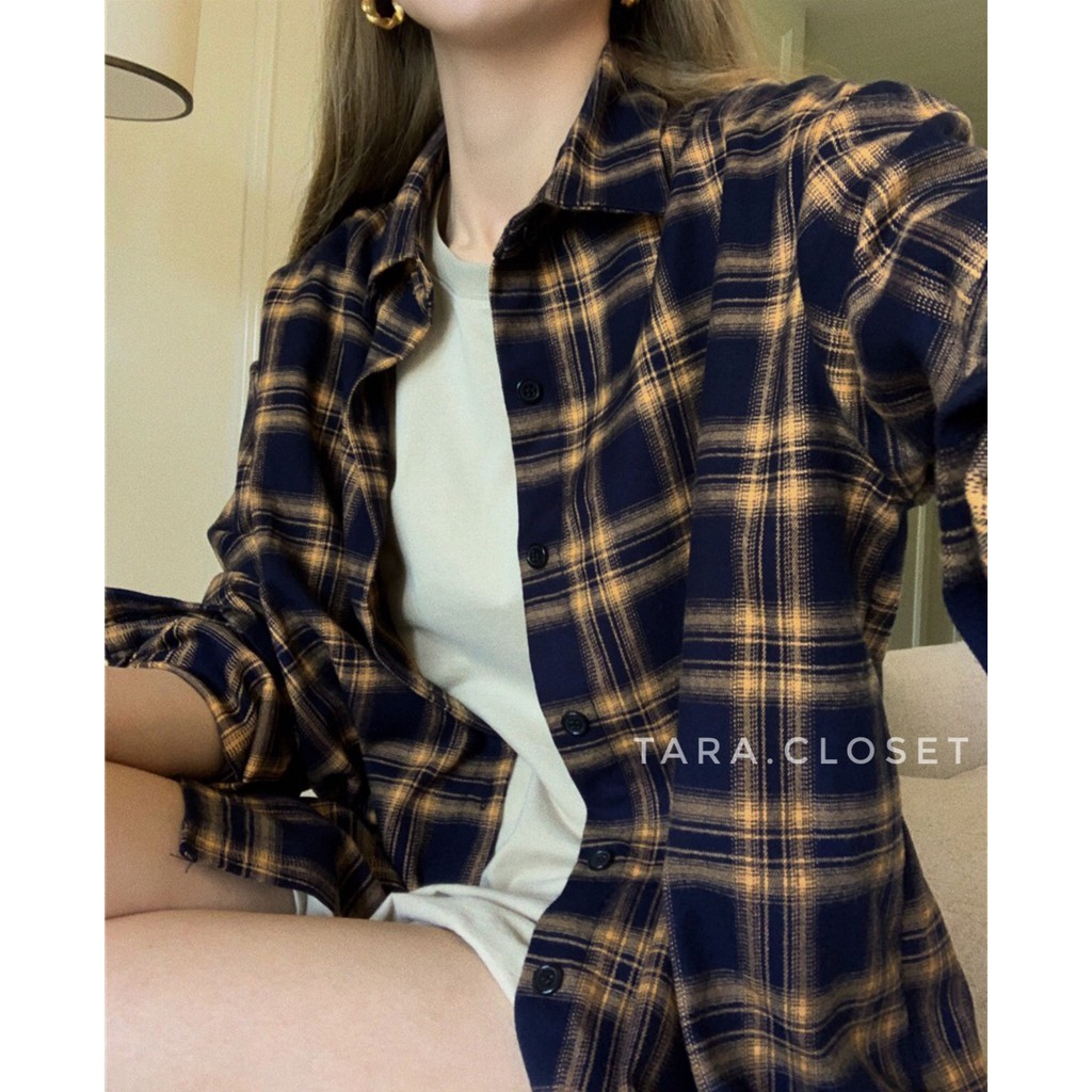 [ส่งเร็วพิเศษ!] BA020 TARA Shirt เสื้อเชิ้ตแขนยาว ลายสก็อต ใส่เทศกาล สงกรานต์ ใส่เล่นน้ำ ใส่เที่ยว กระดุมหน้า เนื้อผ้าคอตตอนญี่ปุ่น ผ้าดี ใส่สบาย ไม่ร้อน ราคา 129 บาท*ส่งฟรี