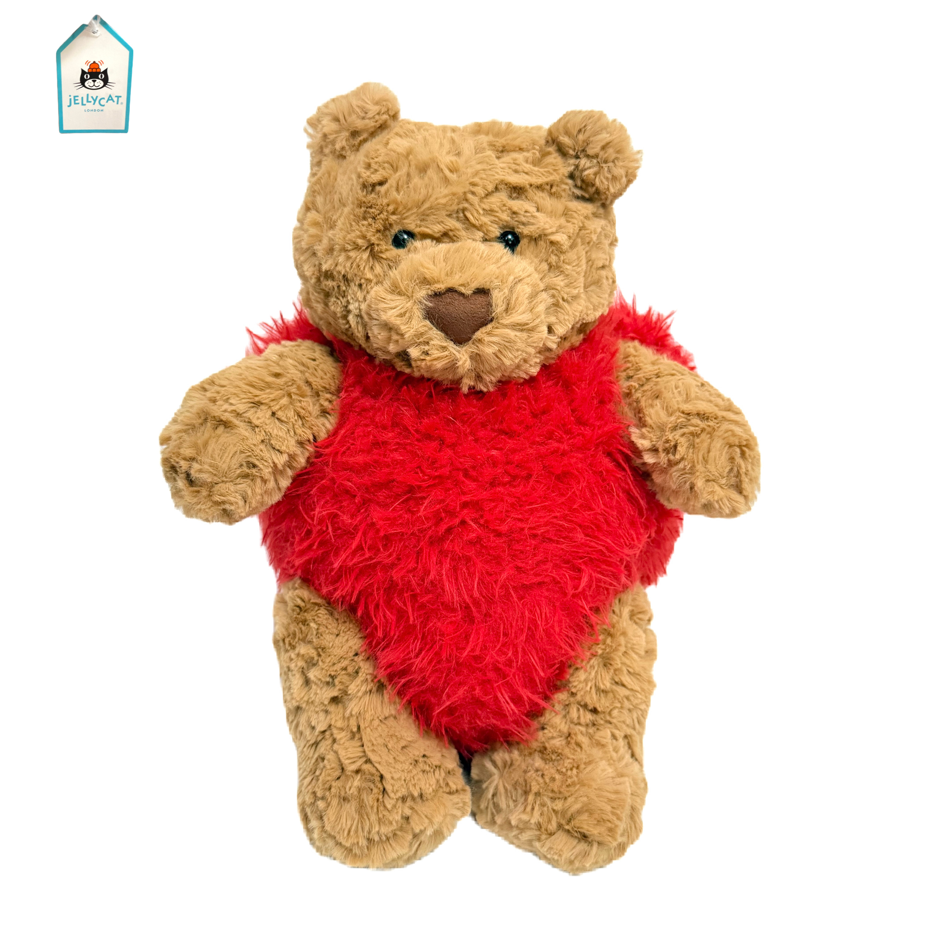 JELLYCAT ตุ๊กตาผ้าขน Barthlowmew Bear Heartthrob ของแท้จาก London ของใหม่ Valentines Collection ราคา 2,500 บาท*ส่งฟรี