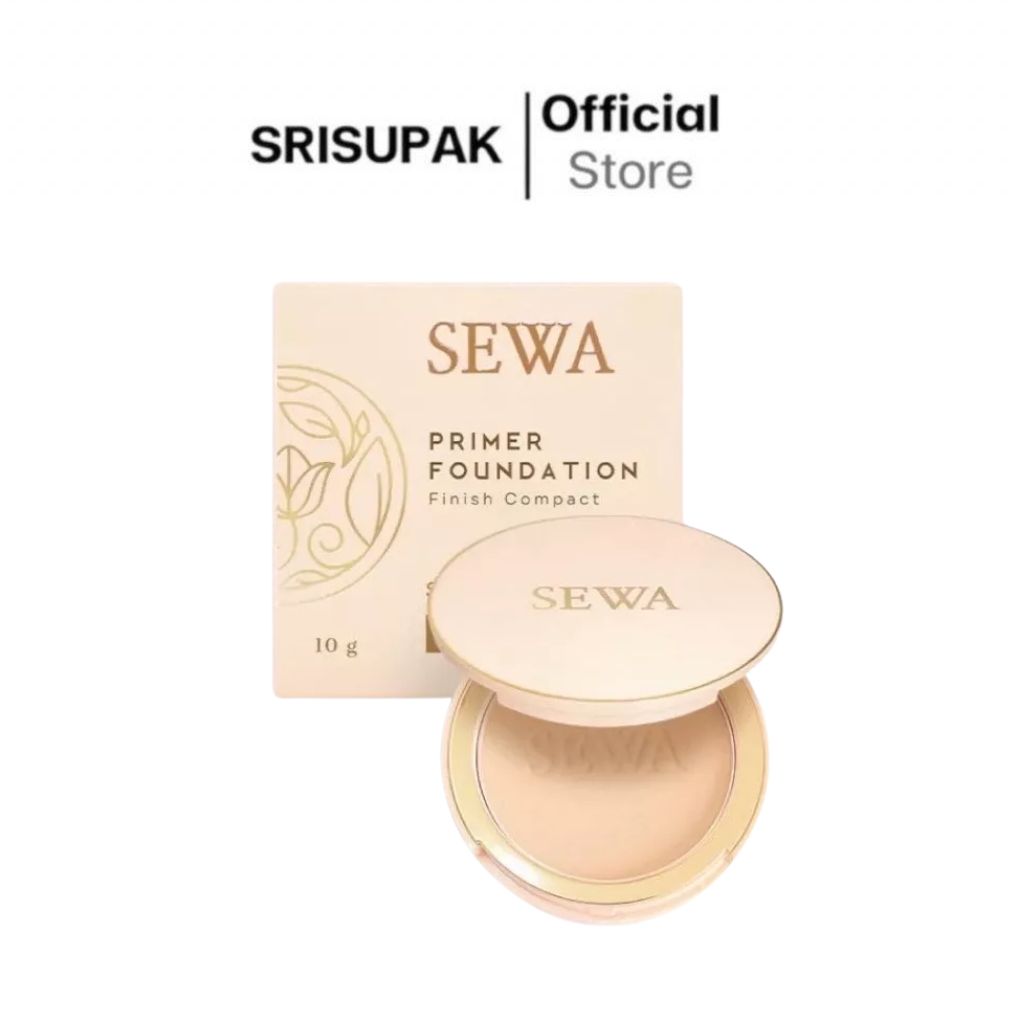 SEWA เซวา แป้งไพรเมอร์ผสมรองพื้น ปกปิดเนียน คุมมัน 12 ชม. SPF35 PA+++ 10g. ราคา 399 บาท*ส่งฟรี