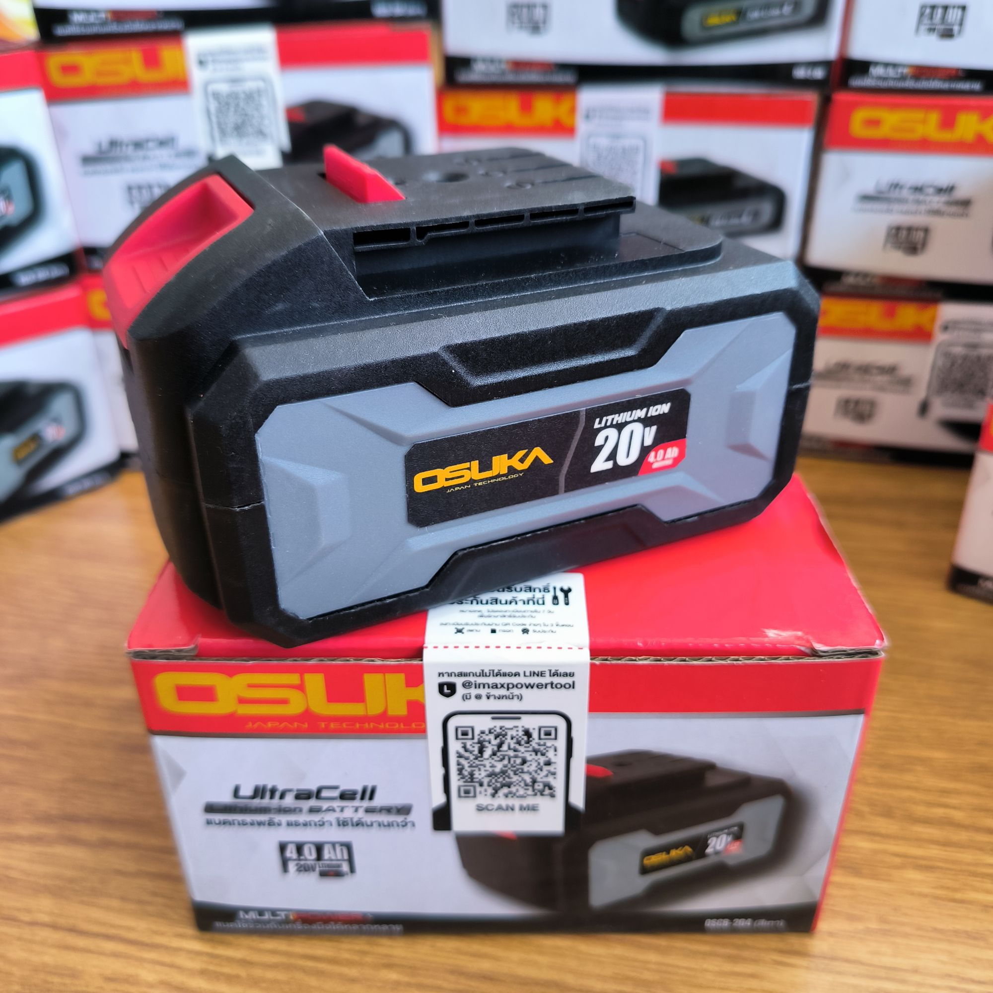 [Newest ‼️ Waterproof Model] Osuka Battery, Normal Type, Status Check Type, Waterproof Type // Charger of Osuka Equipment, Assorted Colors, General Lithium Batteries of Osuka, Lithium Batteries for Dayi Power Tools ราคา 145 บาท*ส่งฟรี