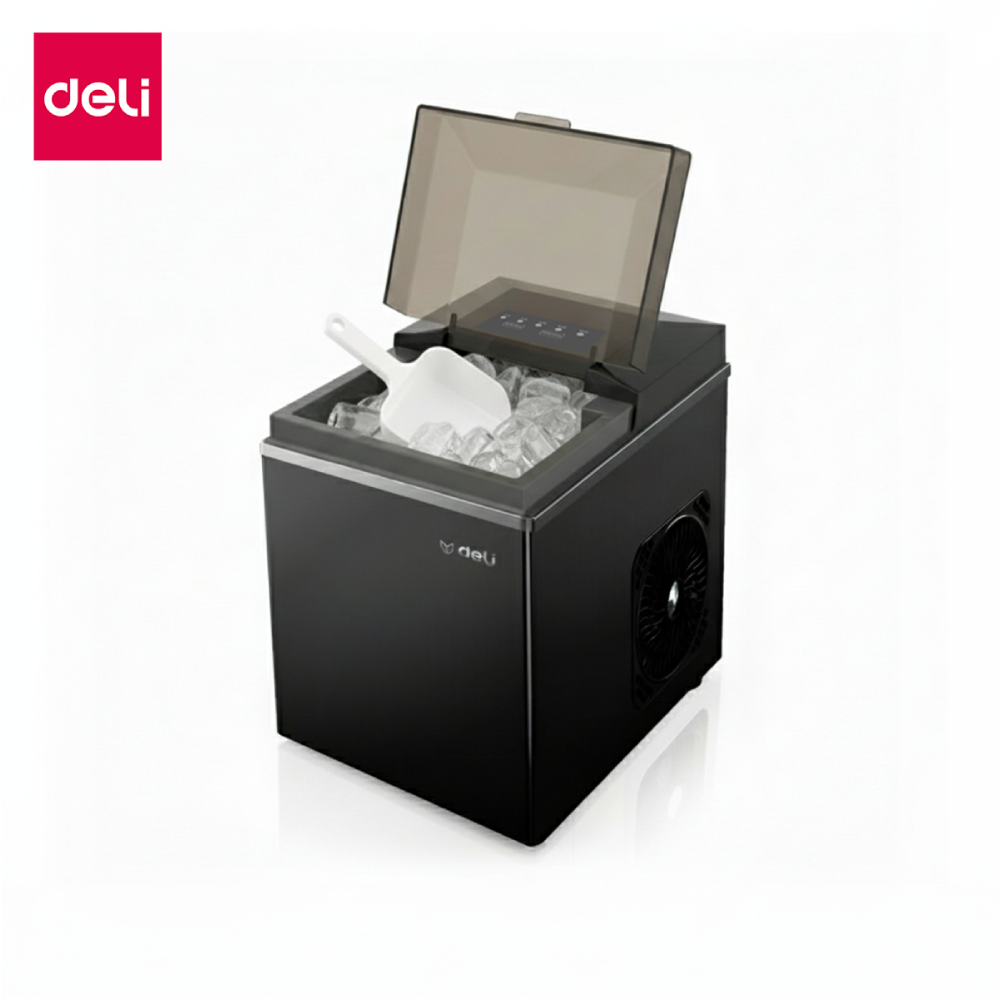 Deli Automatic Ice Maker, Capacity 2 Liters, Cools Quickly, Beautiful Design, Safe, Comes with an Ice Scoop. ราคา 2,599 บาท*ส่งฟรี