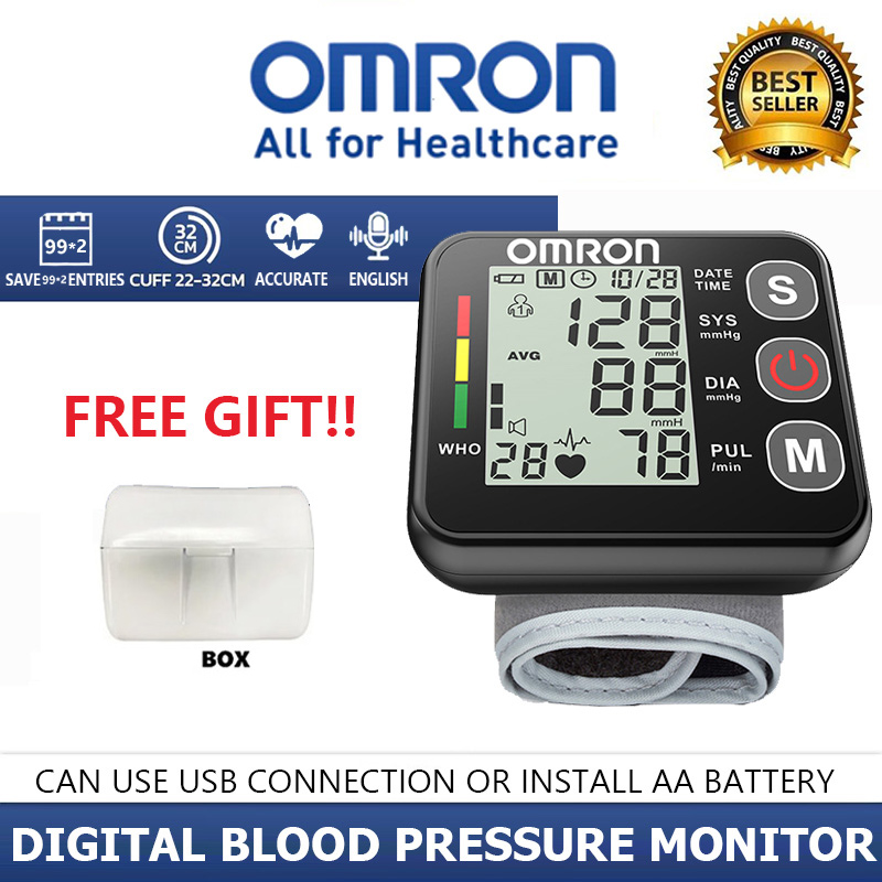 【รับประกัน 5 ปี】เครื่องวัดความดันโลหิตอัตโนมัติ เครื่องวัดความดัน Omron Blood Pressure Monitor ที่วัดความดัน เครื่องวัดความดันโลหิต แถมฟรี ของแท้ วัดความดัน ราคา 545 บาท*ส่งฟรี